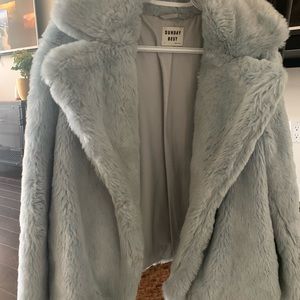 Aritzia Faux Fur Coat